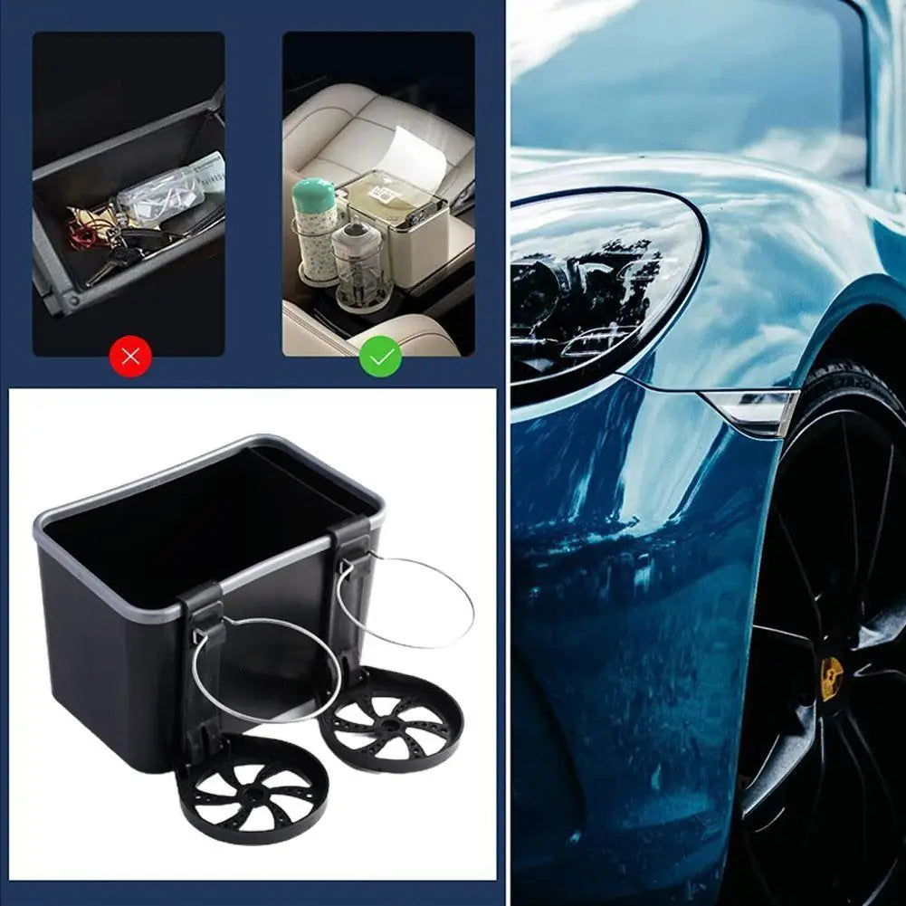 Ultimate Car Organizer Box – Cup Holders, Phone Storage & Clutter-Free Driving